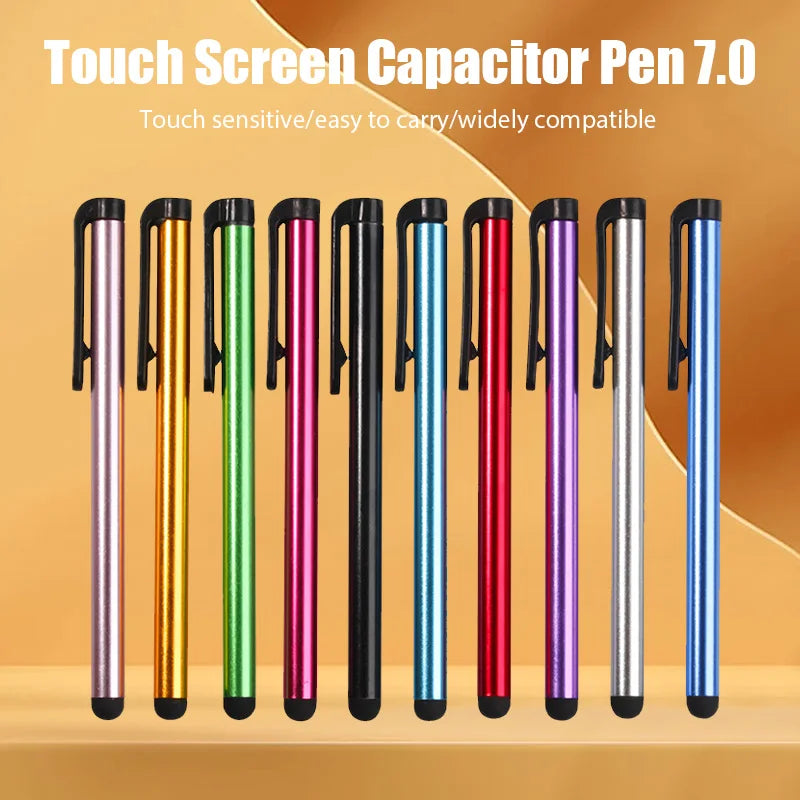 10 Acessórios para Tela de Toque de Celular, tablet e notebook. Caneta Capacitiva de Metal Tablet para Xiaomi, samsung e Iphone