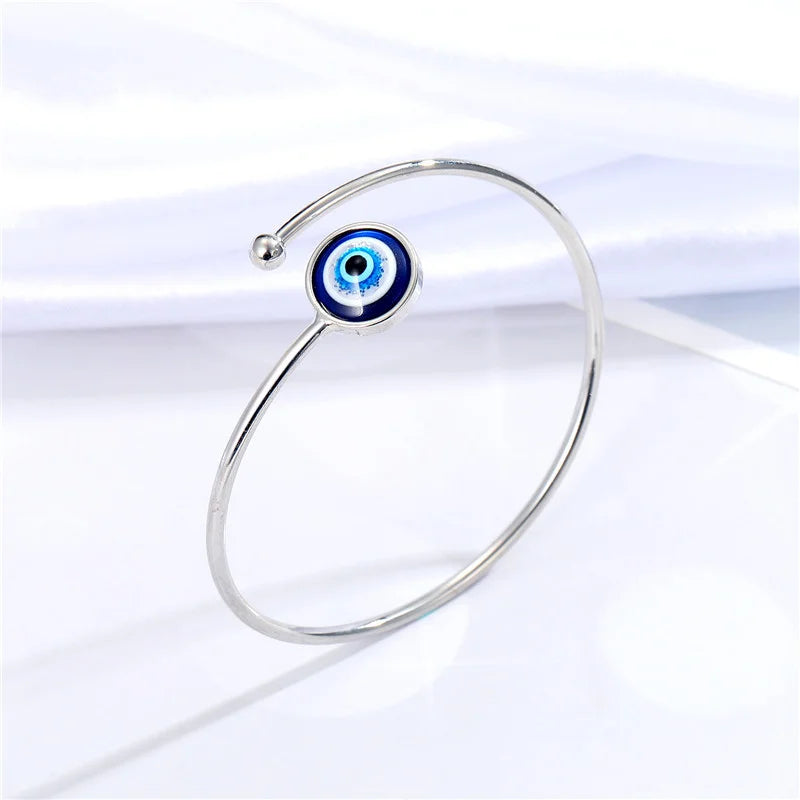 Pulseira Boho Evil Eye feita à mão Pulseira turca Lucky Blue Eye Trendy Pulseiras Casais ajustáveis Pulso Jóias Presente